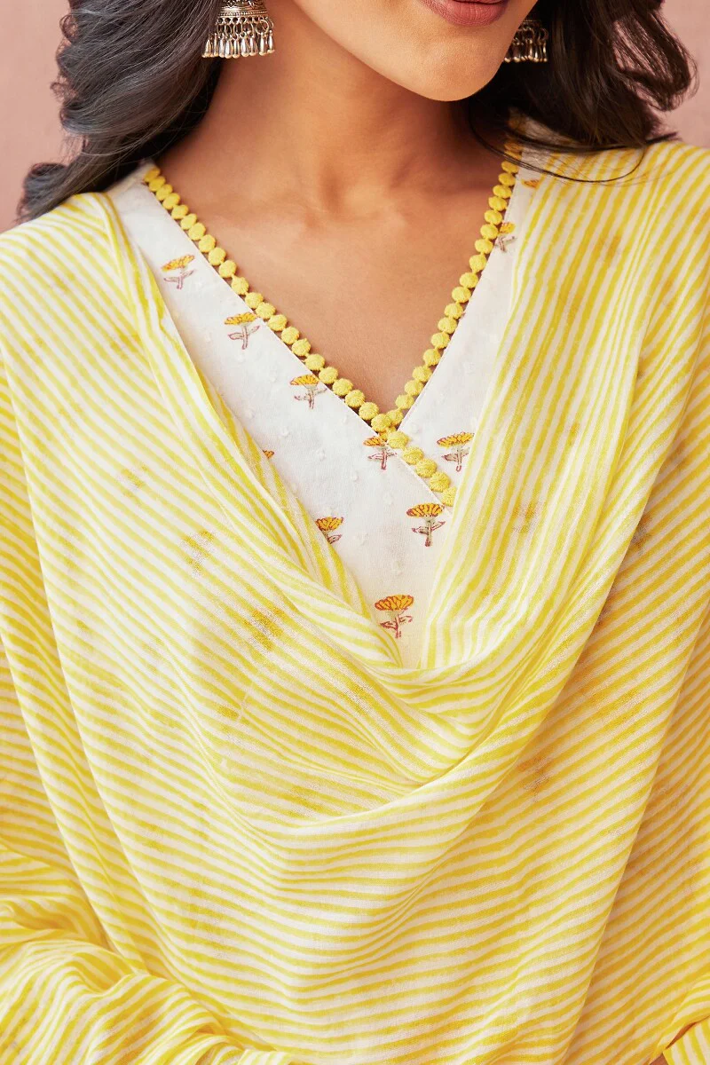Gauhar Samaira Sanganeri Dupatta - Image 2