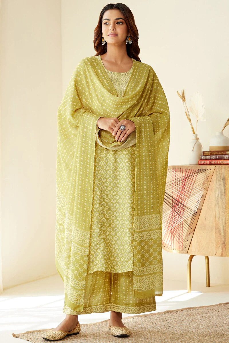Gauhar Samaira Yellow Kurta - Image 4