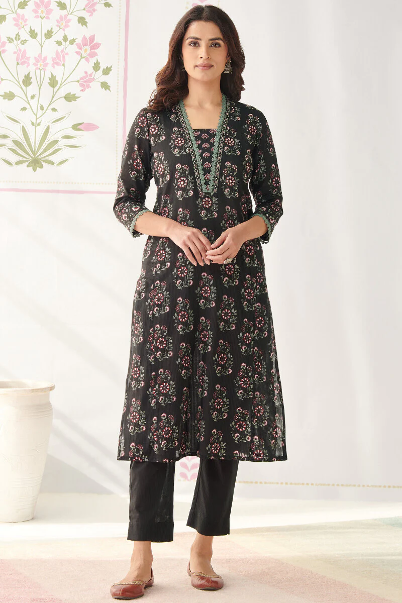 Gauhar Sameera Sanganeri Kurta - Image 2