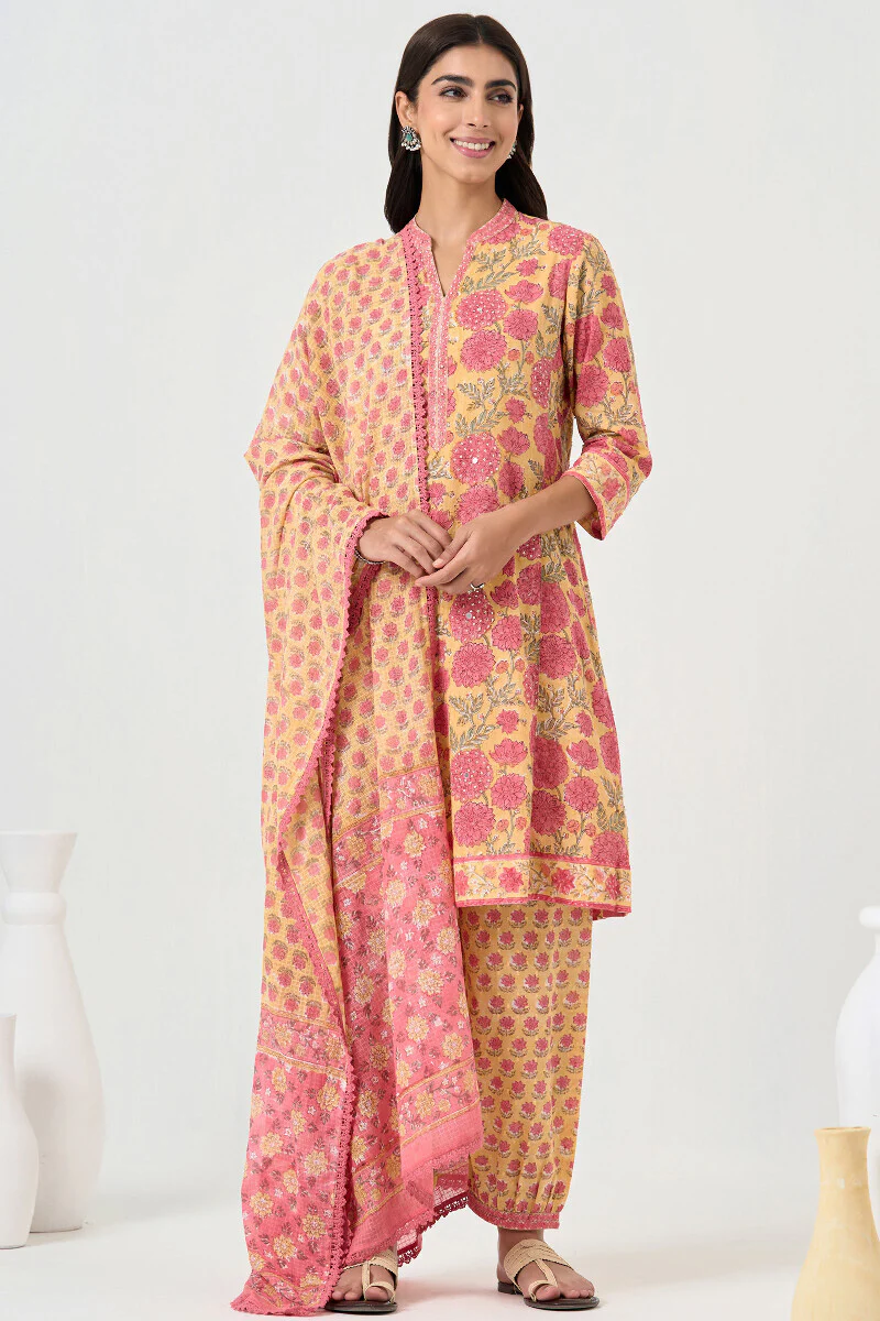 Gauhar Samreen Sanganeri Short Kurta - Image 4