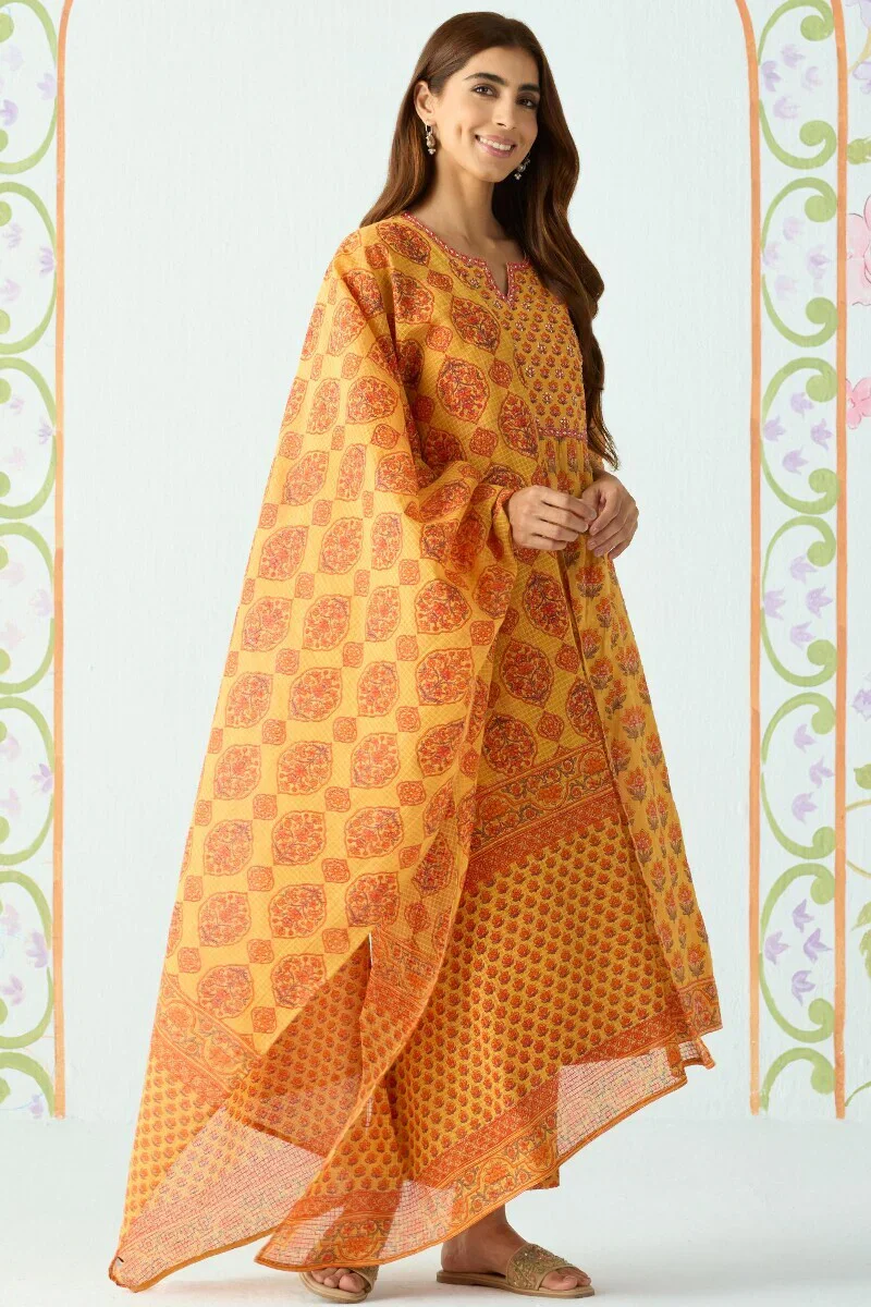 Surplus: Gauhar Sara Sanganeri Kurta - Image 3