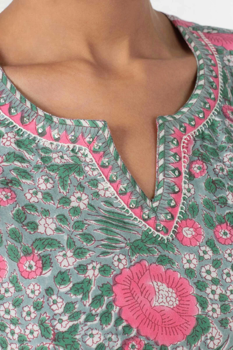 Gauhar Seerat Sanganeri Kurta - Image 2