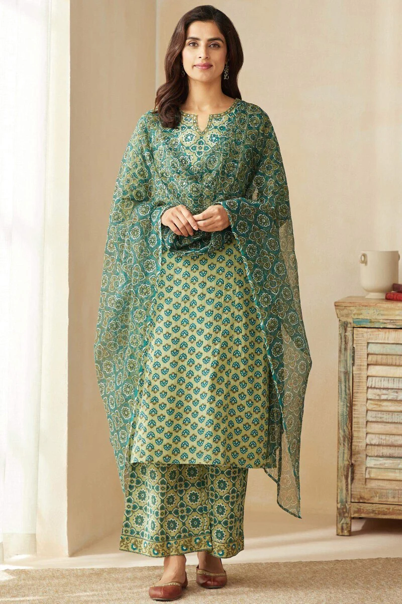 Gauhar Sehreen Sanganeri Dupatta - Image 3