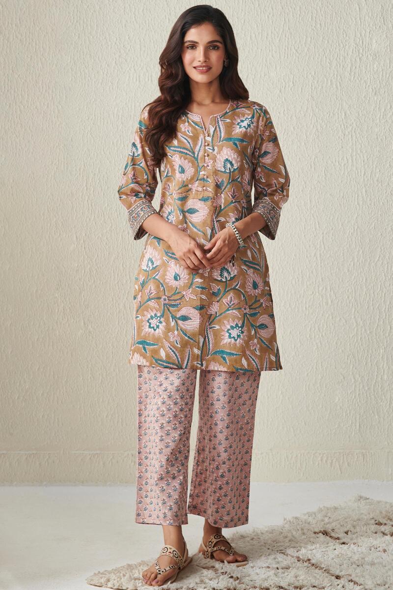 Gauhar Shahida Sanganeri Loungewear Set - Image 3