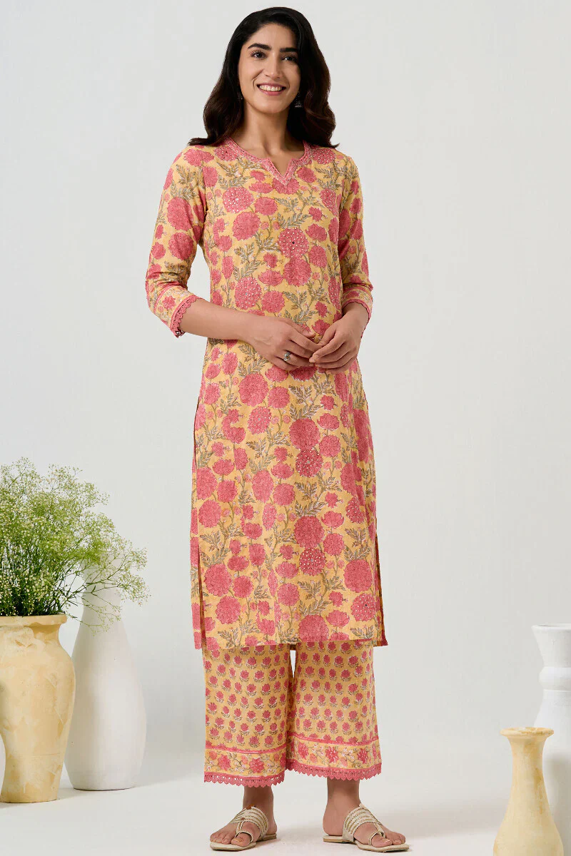 Surplus: Gauhar Shaira Sanganeri Kurta - Image 2
