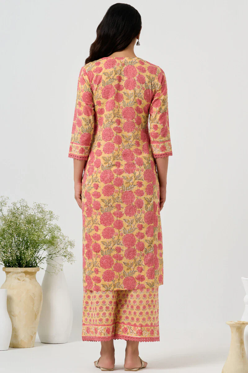 Surplus: Gauhar Shaira Sanganeri Kurta - Image 8