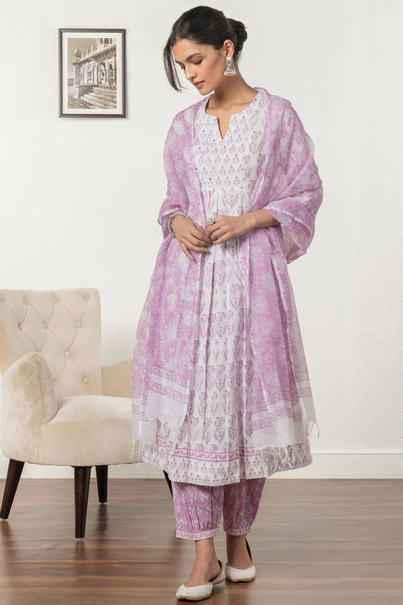 Gauhar Shazia Sanganeri Kota Dupatta - Image 3