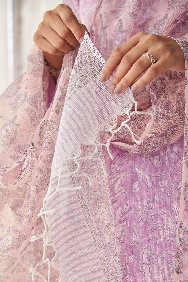 Gauhar Shireen Sanganeri Kota Dupatta - Image 5