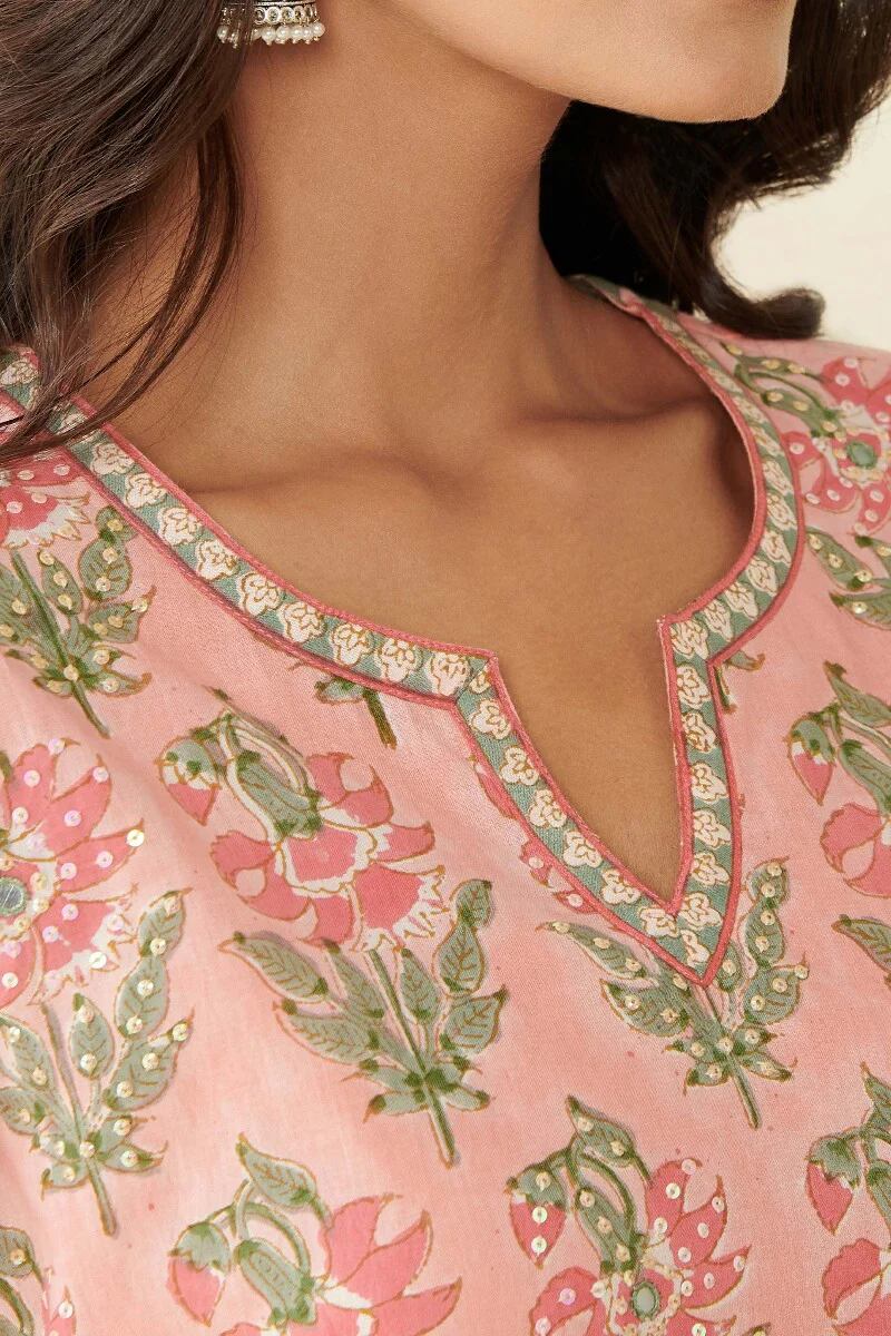Gauhar Simran Sanganeri Kurta - Image 5