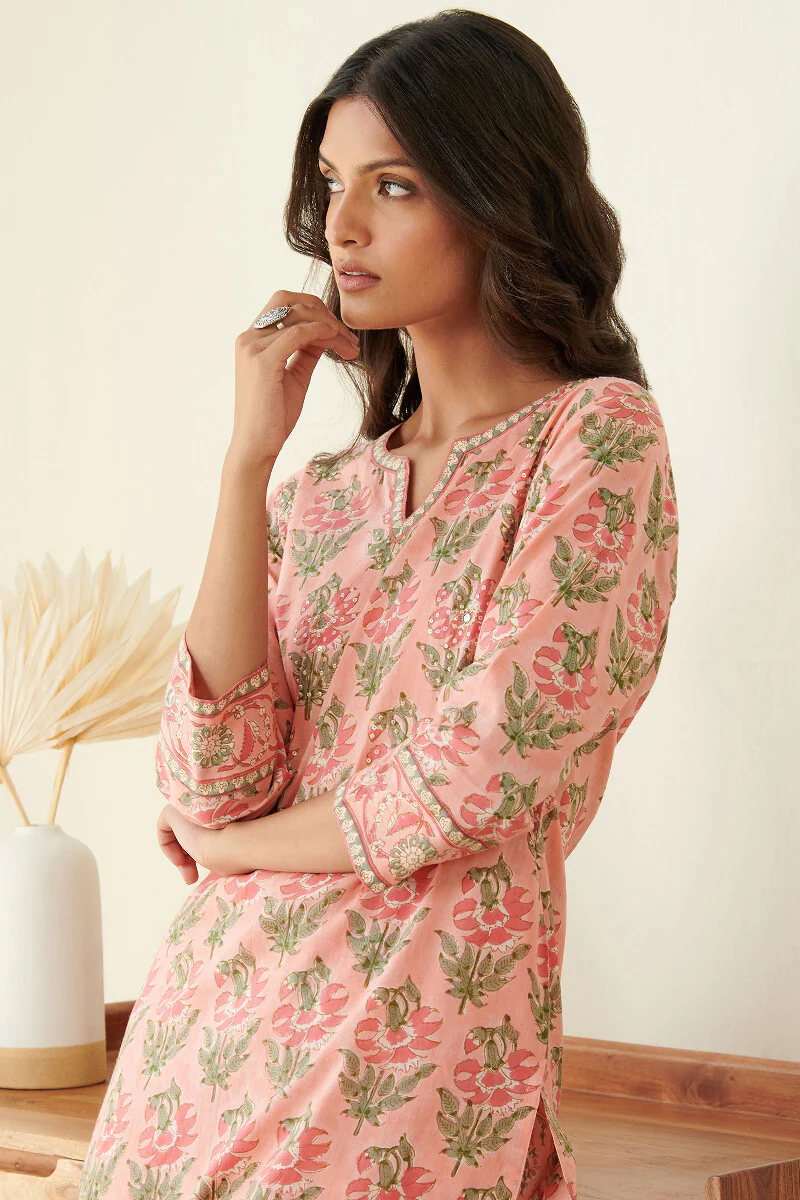 Gauhar Simran Sanganeri Kurta - Image 7