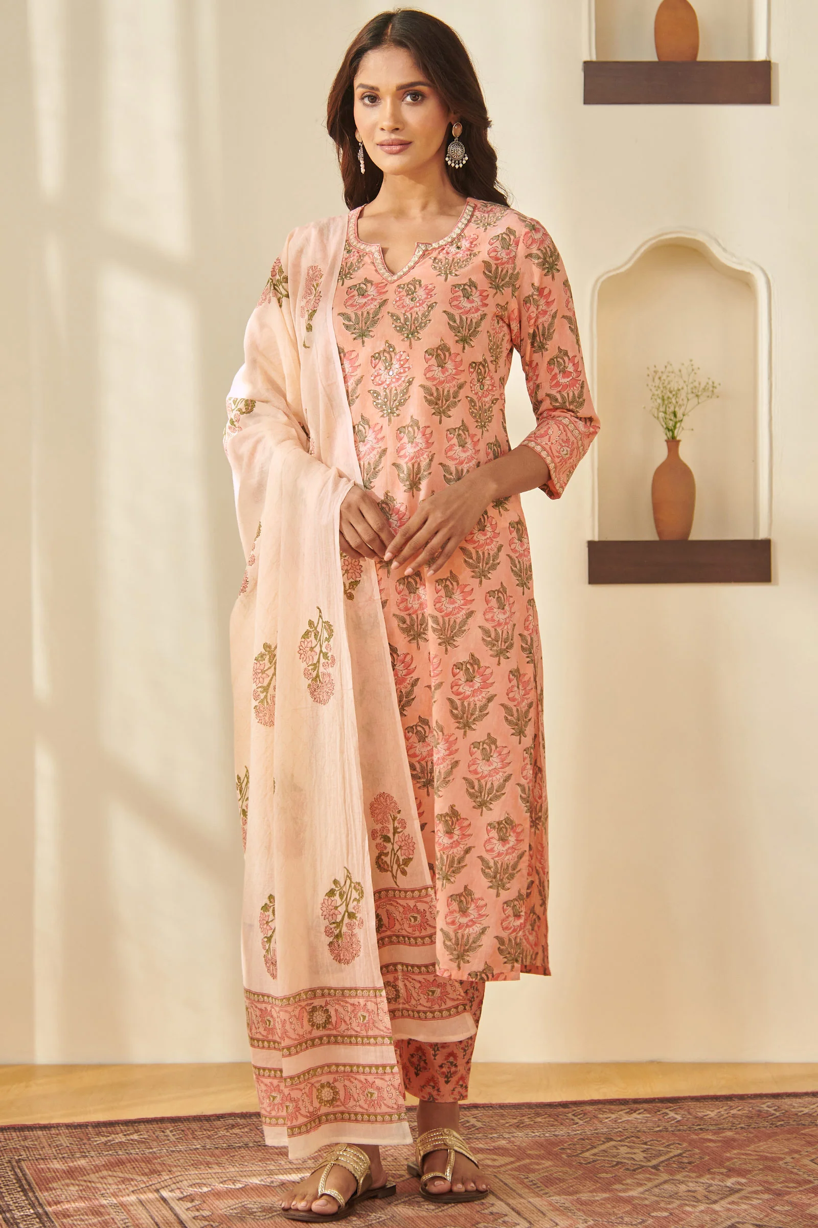 Gulbarg Kaira Sanganeri Narrow Pants - Image 3