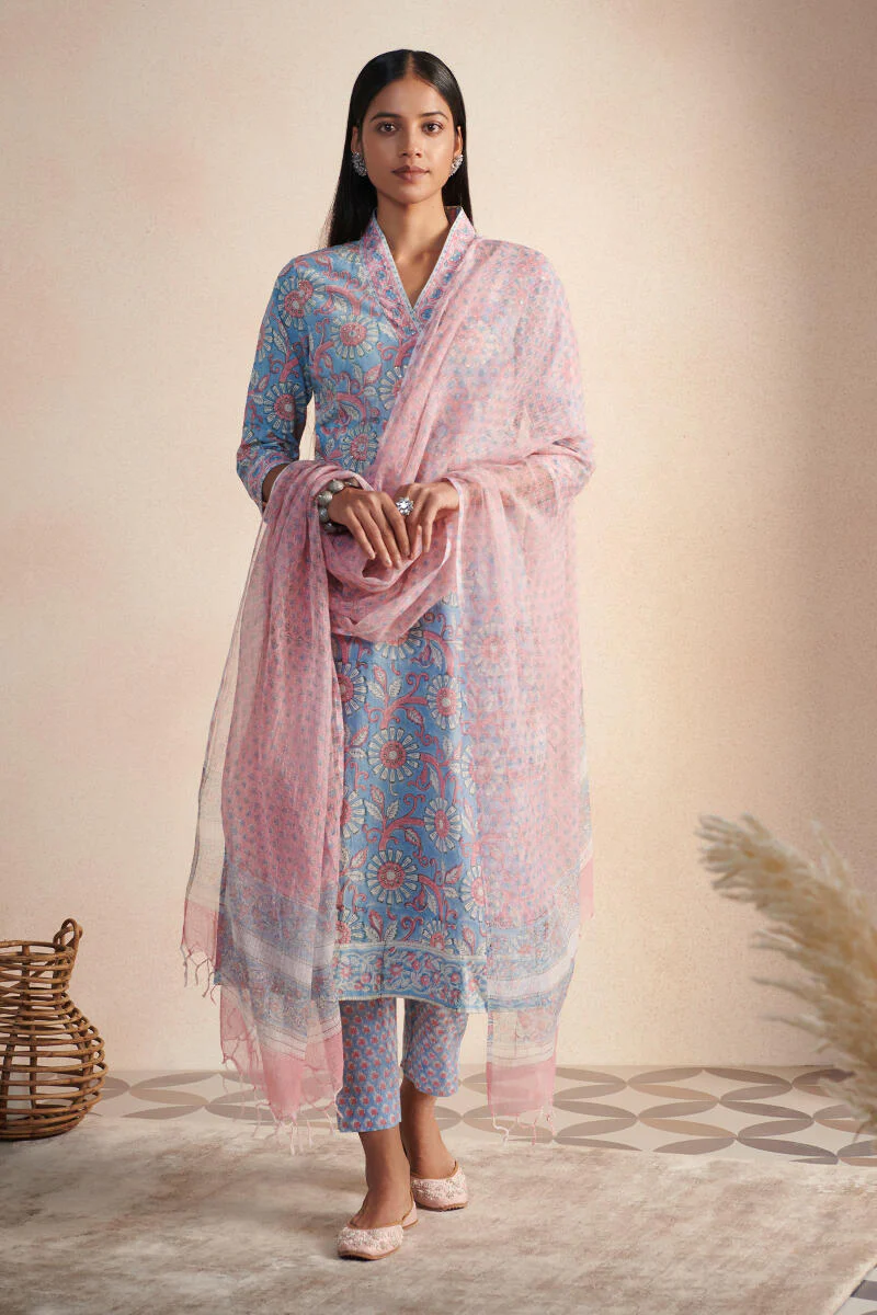 Gauhar Siya Sanganeri Narrow Pants - Image 3
