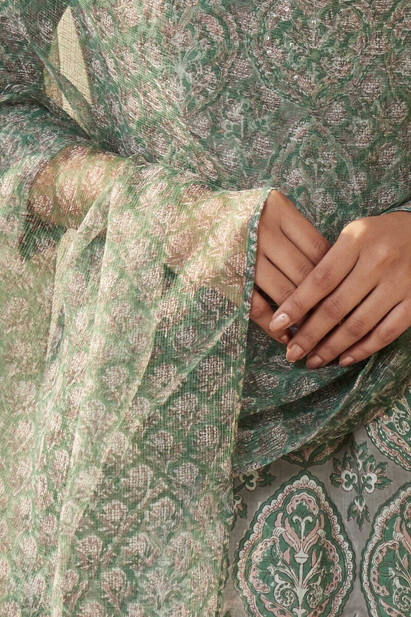 Gauhar Tahira Sanganeri Kota Dupatta - Image 4