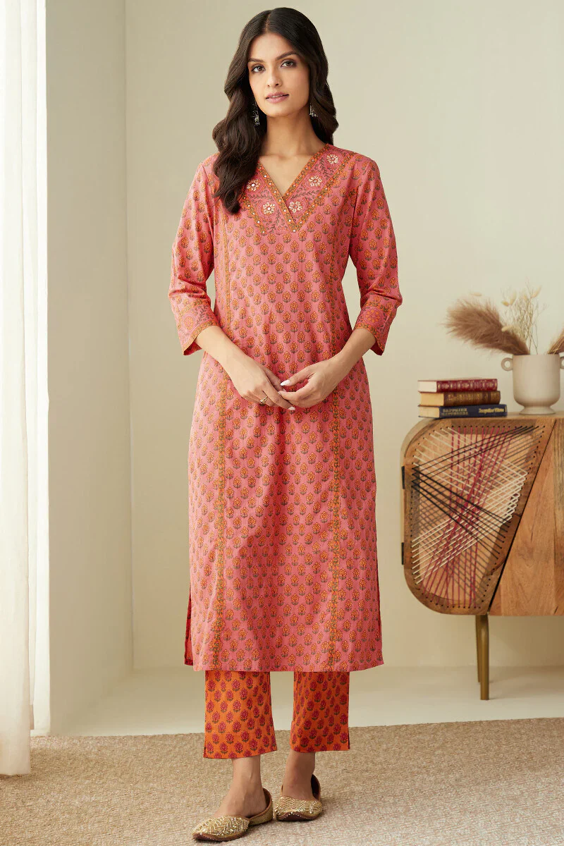 Gauhar Tira Sanganeri Kurta - Image 2