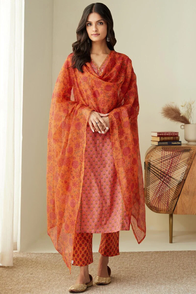 Gauhar Tira Sanganeri Kurta - Image 4