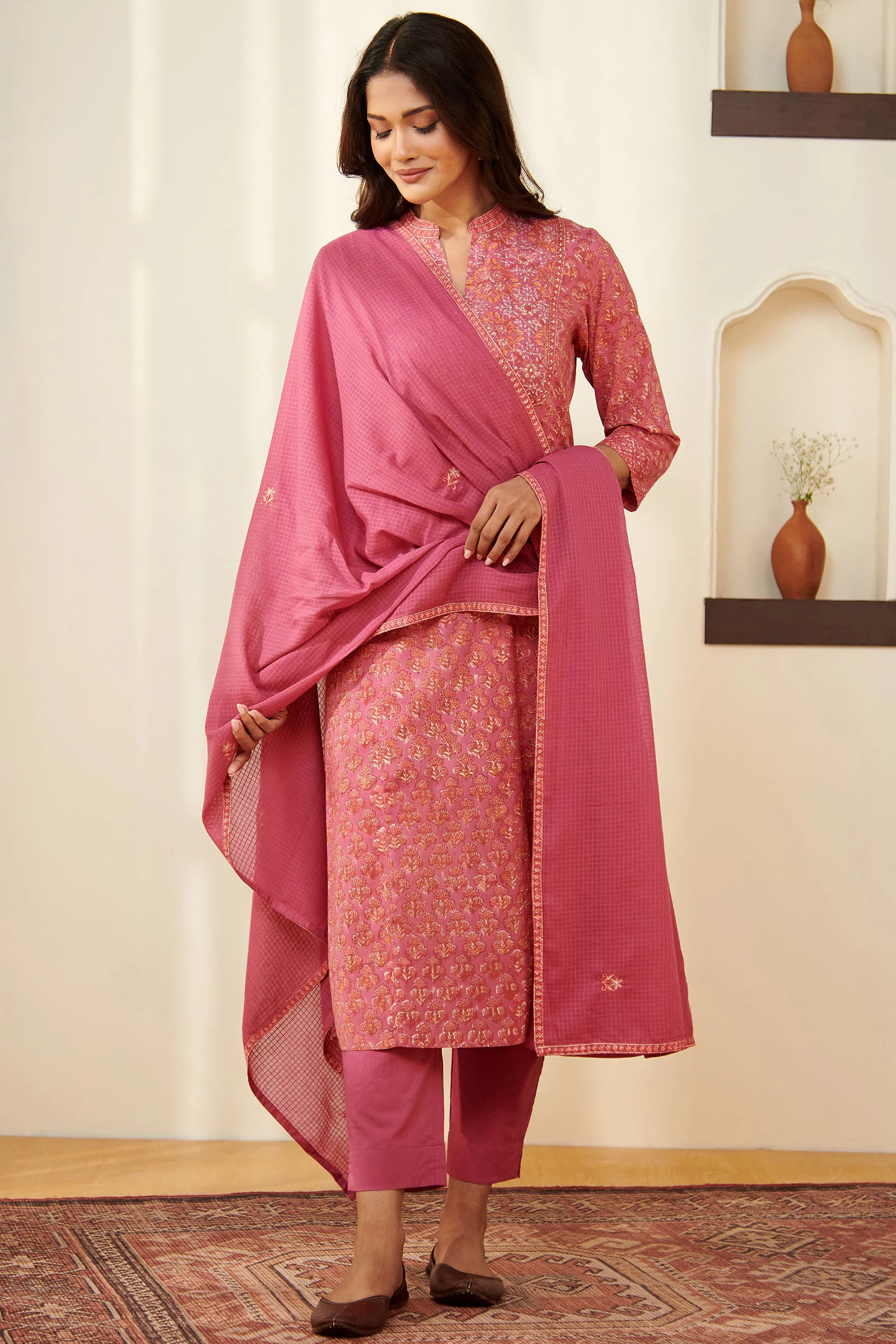 Surplus: Gauhar Yana Sanganeri Kurta - Image 7
