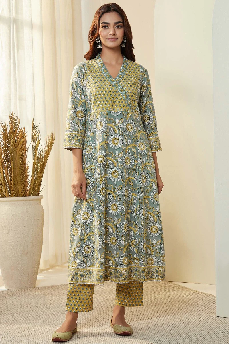 Gauhar Zafiya Sanganeri Kurta - Image 2