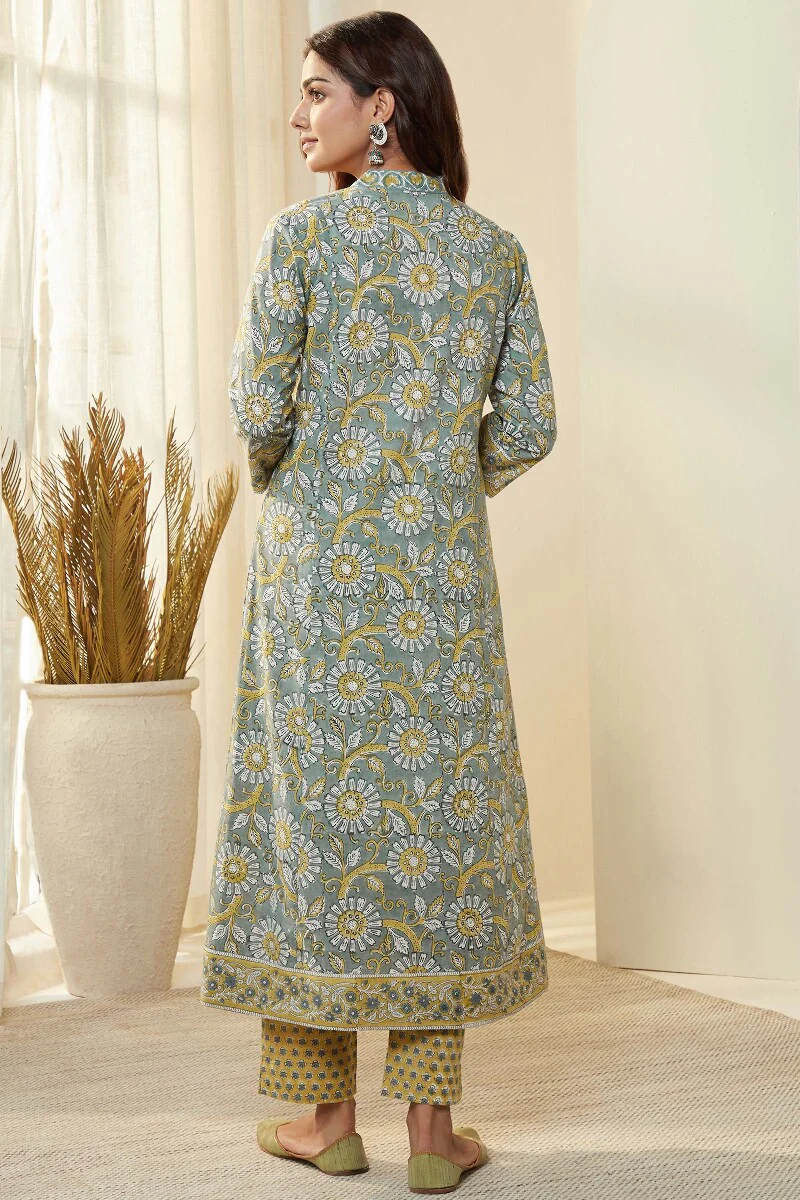 Gauhar Zafiya Sanganeri Kurta - Image 9