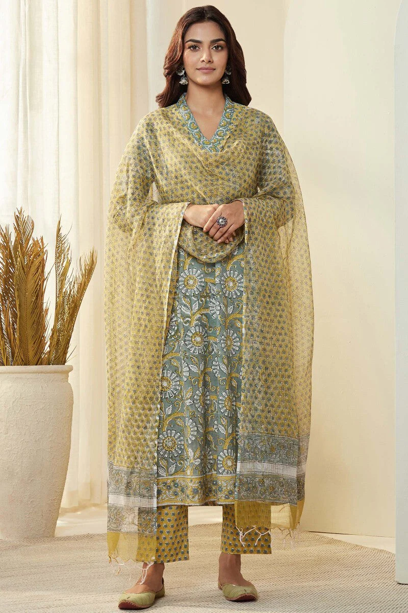Gauhar Zafiya Sanganeri Kurta - Image 4