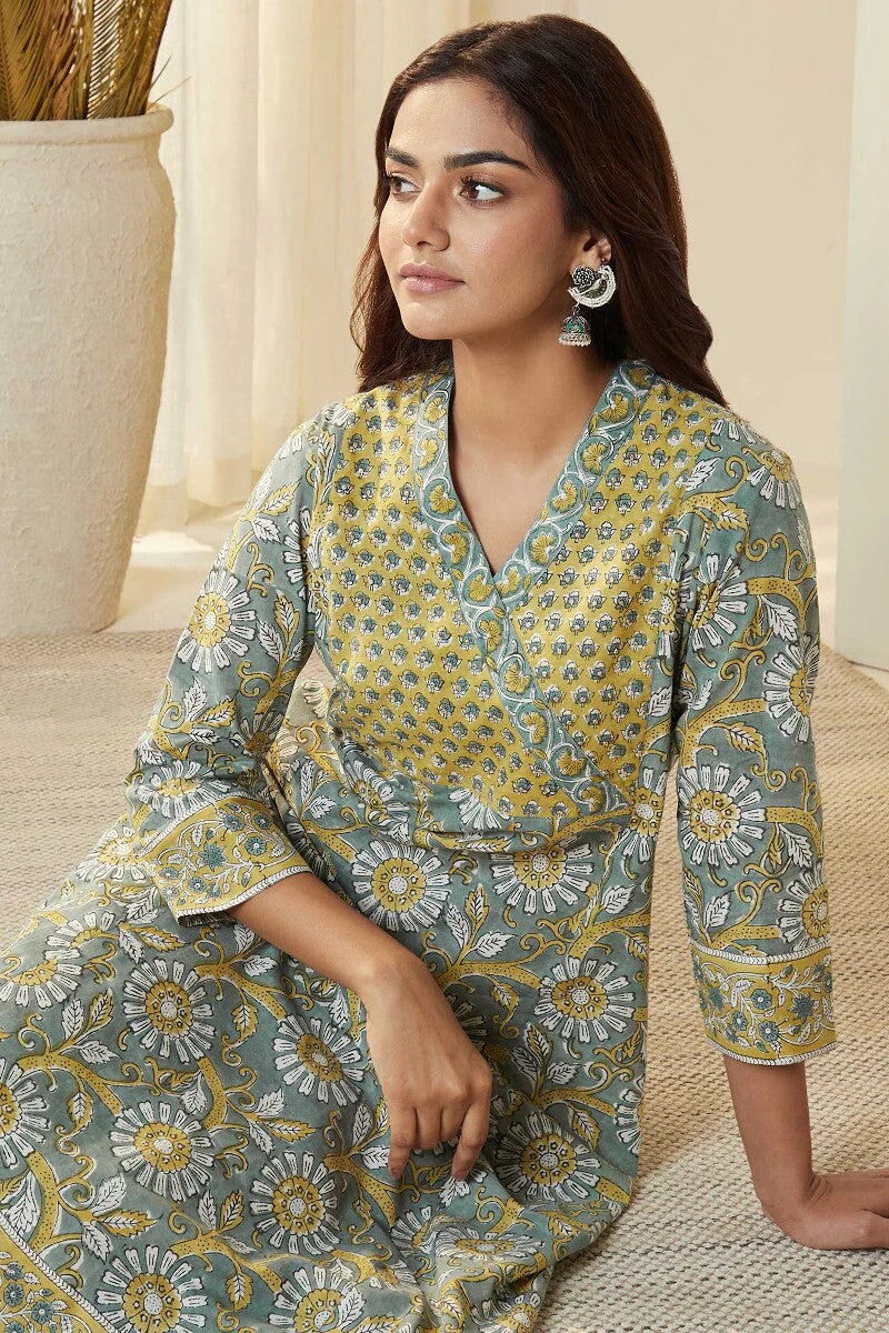 Gauhar Zafiya Sanganeri Kurta - Image 7