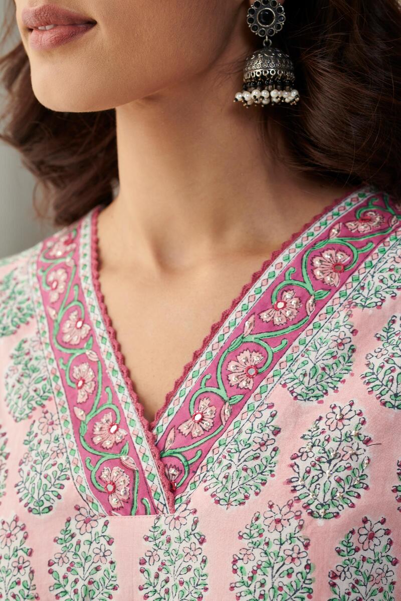 Gauhar Zahida Sanganeri Kurta - Image 2