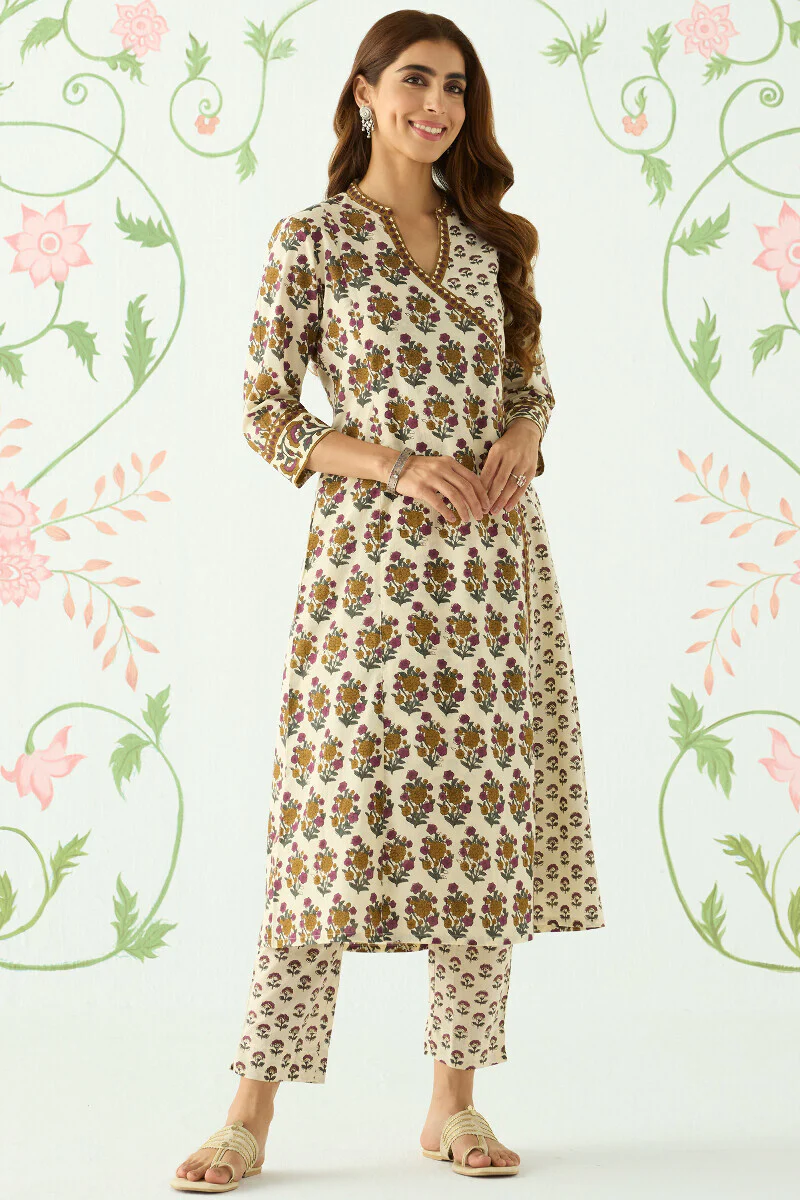 Gauhar Zahira Sanganeri Kurta - Image 2
