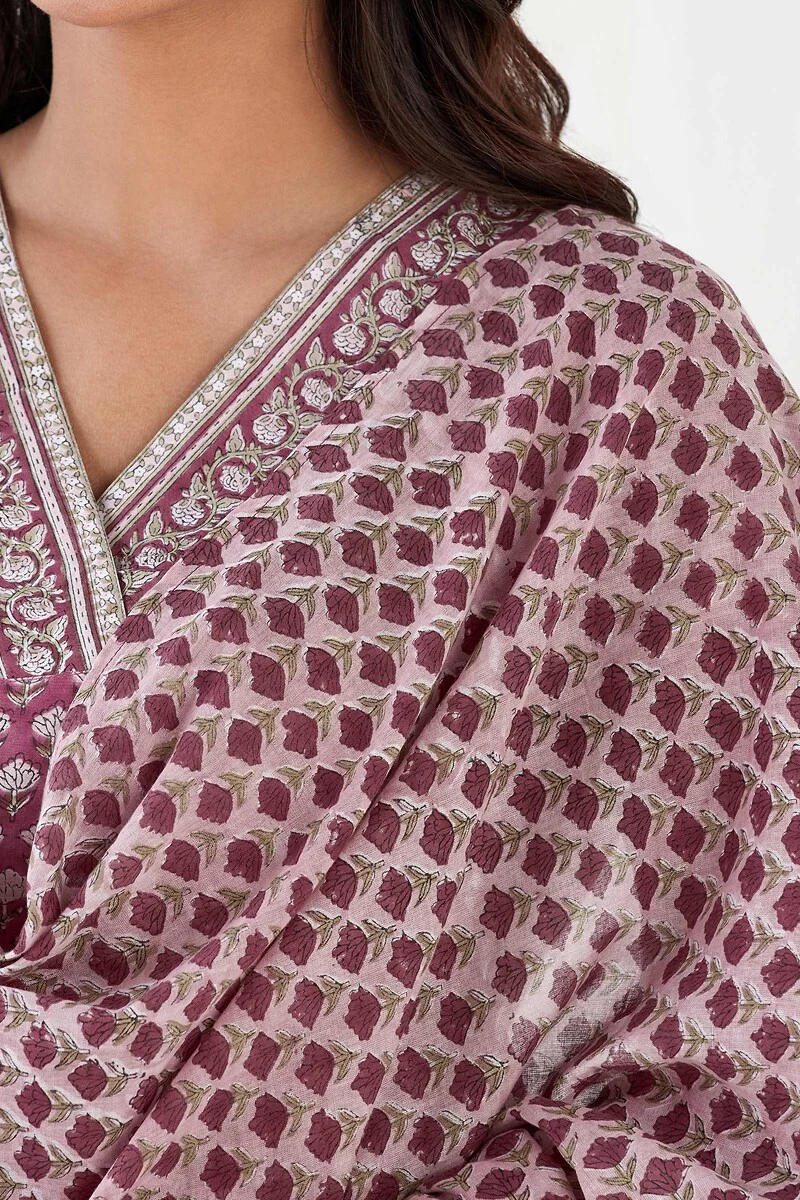 Gauhar Zara Sanganeri Dupatta - Image 2