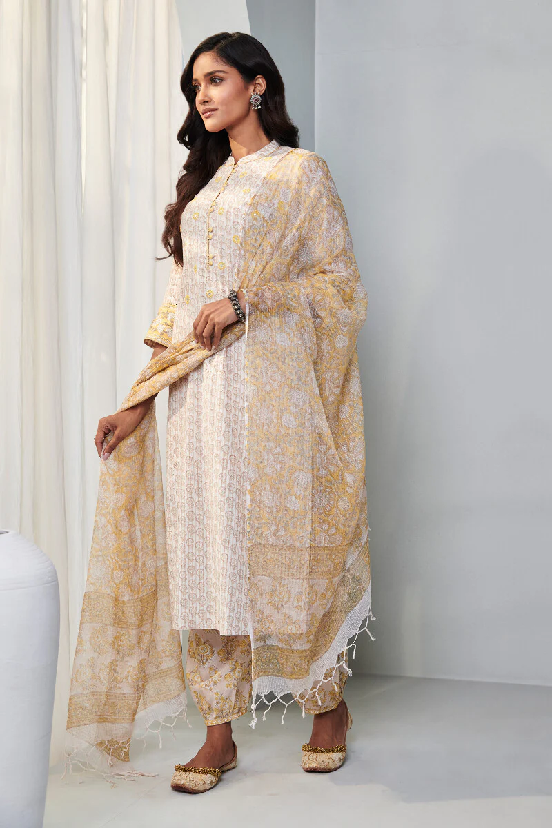 Gauhar Zarah Sanganeri Kota Dupatta - Image 3