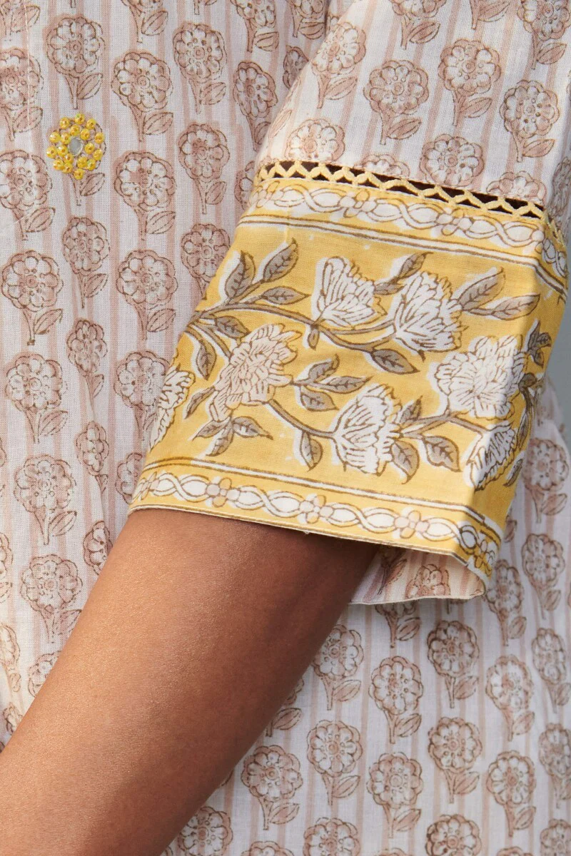 Gauhar Zarah Sanganeri Kurta - Image 4