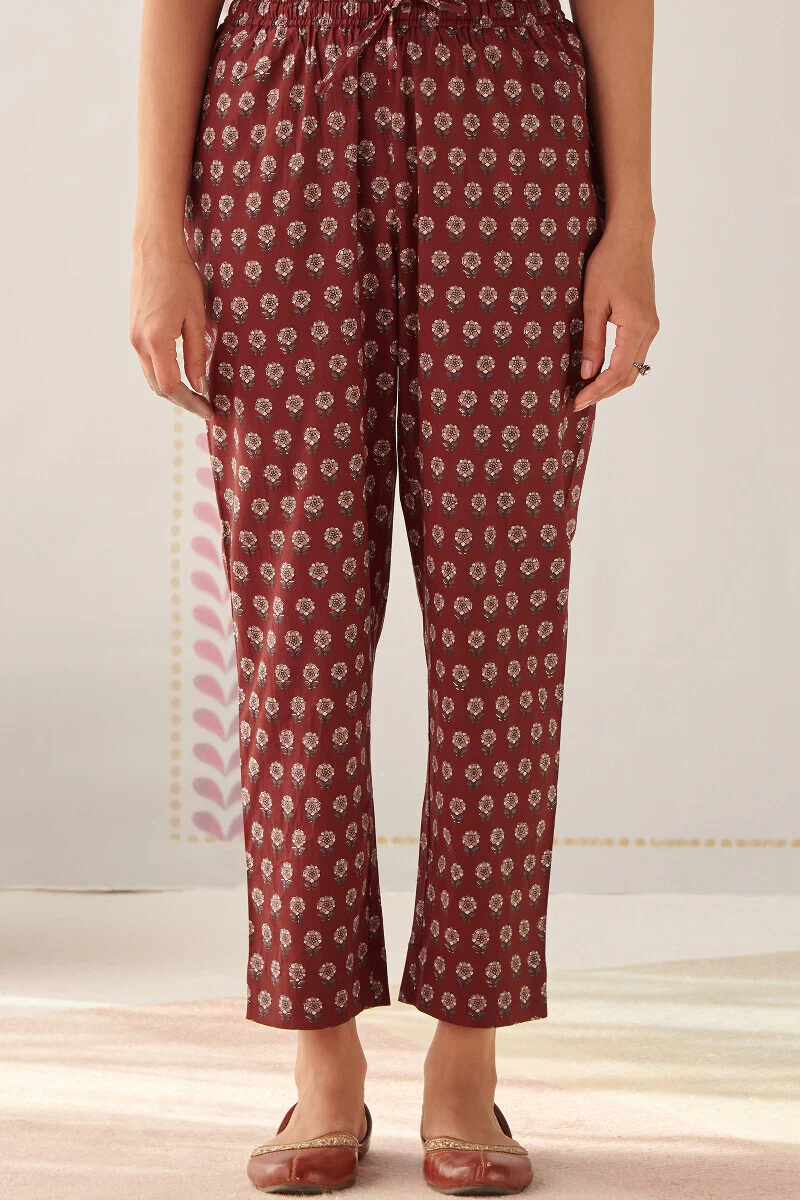 Gauhar Zaria Sanganeri Narrow Pants