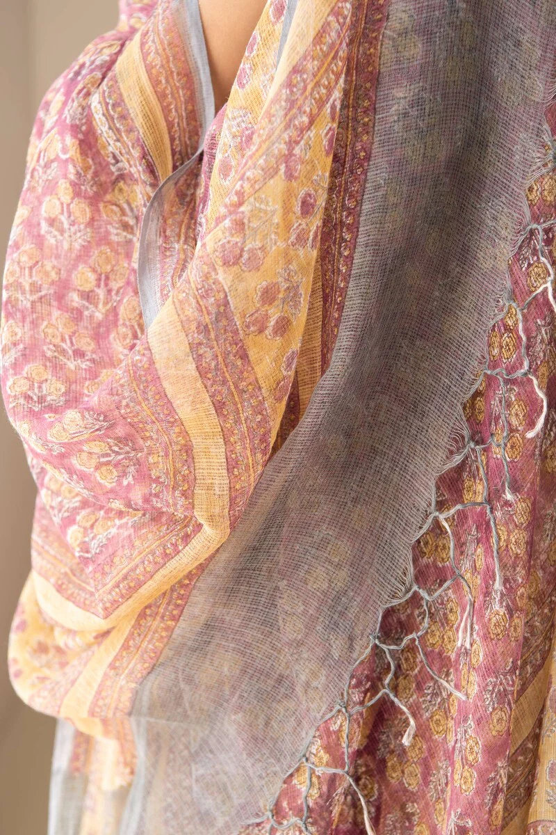 Gauhar Zeenat Sanganeri Kota Dupatta - Image 5