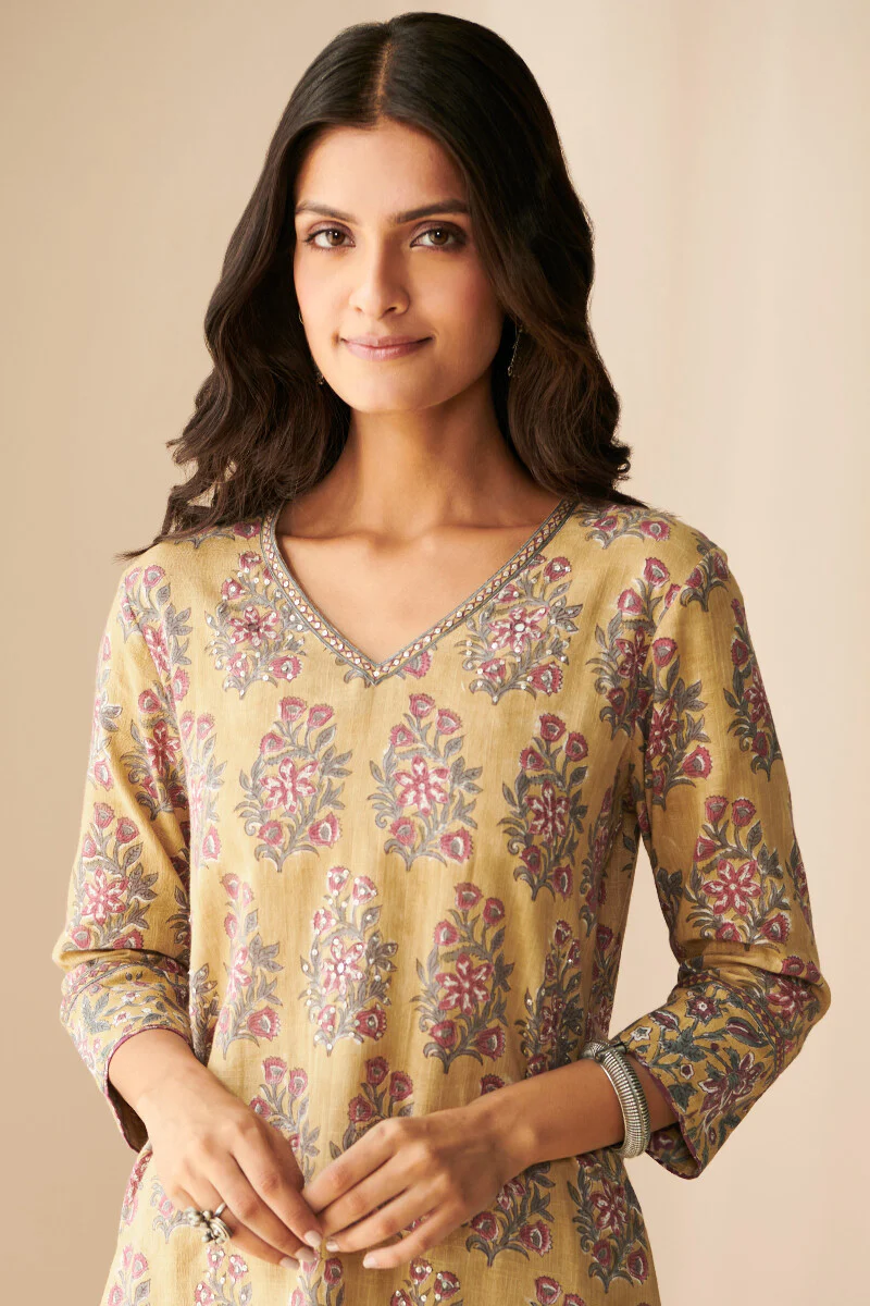 Gauhar Zeenat Sanganeri Kurta