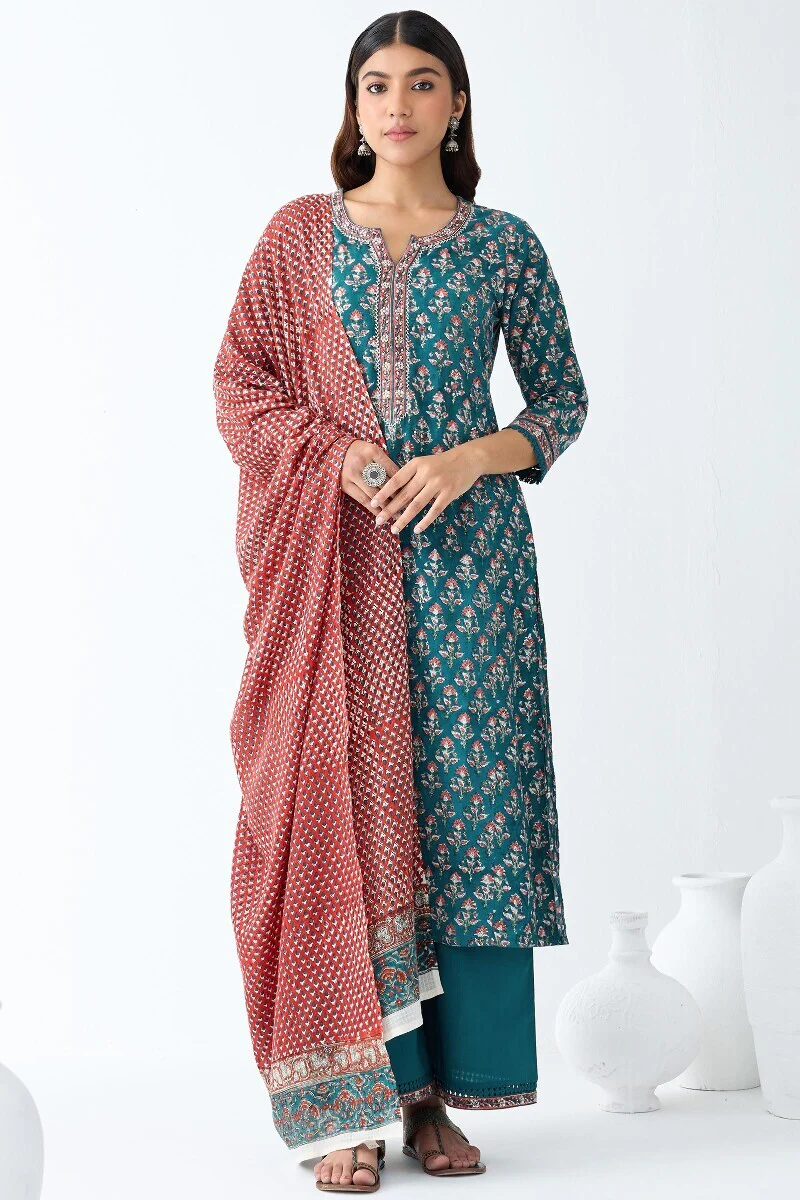 Gauhar Zeenat Sanganeri Kurta - Image 3