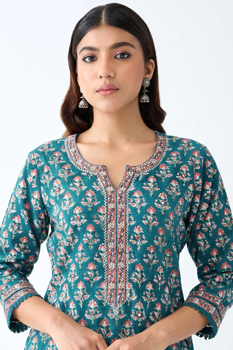 Gauhar Zeenat Sanganeri Kurta - Image 5