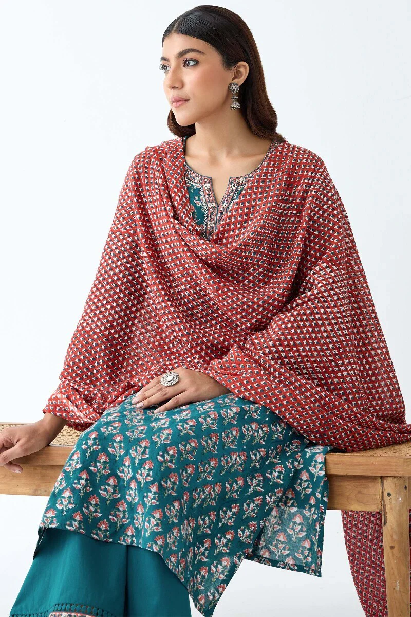Surplus: Gauhar Zeenat Sanganeri Kurta - Image 7