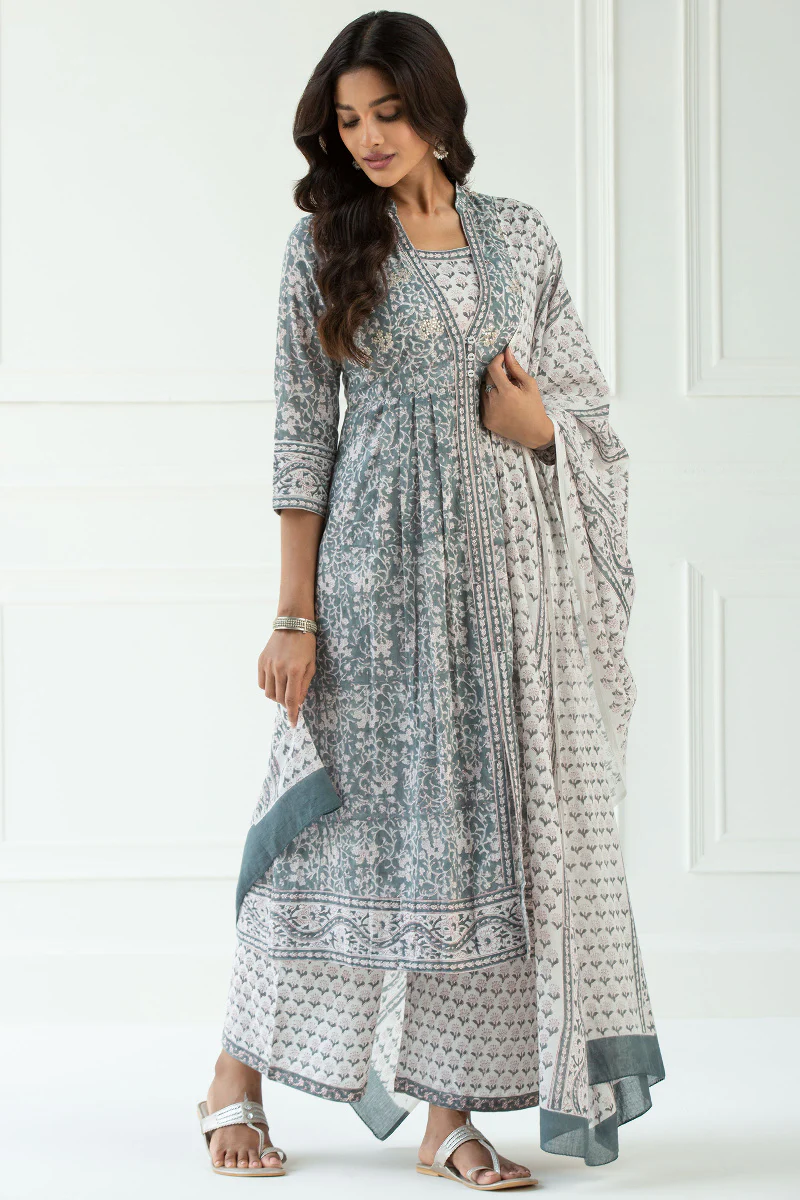 Gauhar Zenia Block Printed Farsi - Image 3