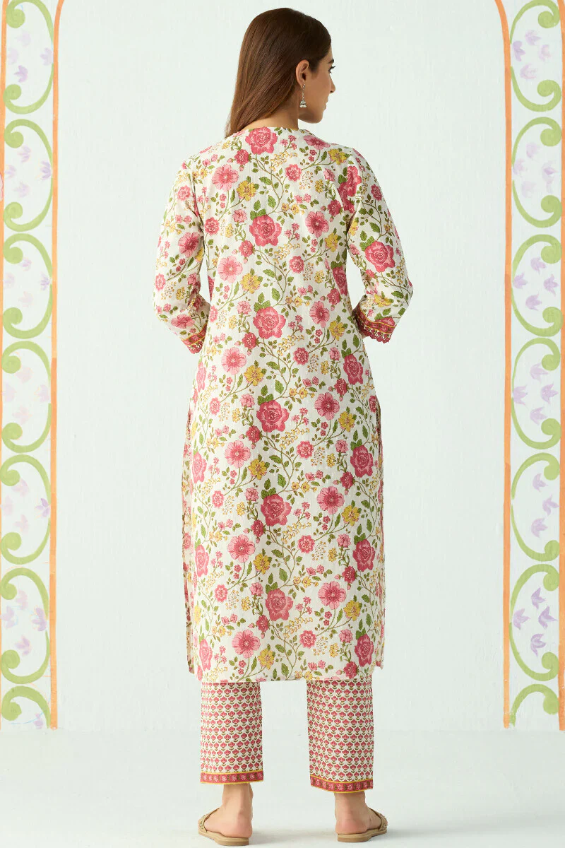 Surplus: Gauhar Zenia Sanganeri Kurta - Image 8