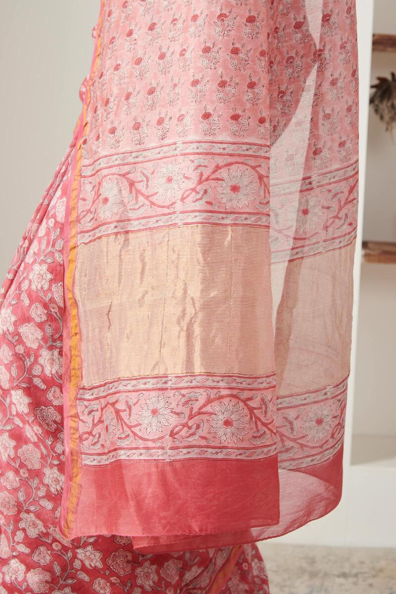Gauhar Zeniya Cotton Silk Saree - Image 4