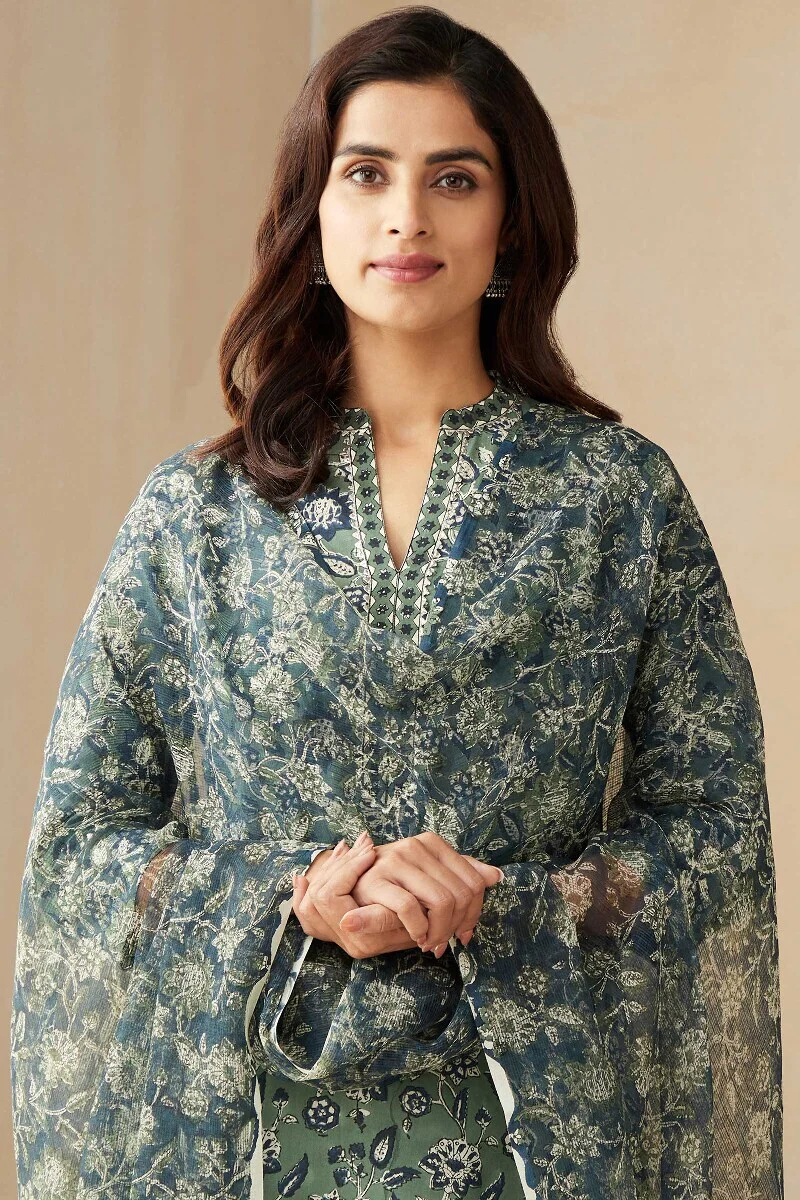 Gauhar Zoya Bagru Dupatta