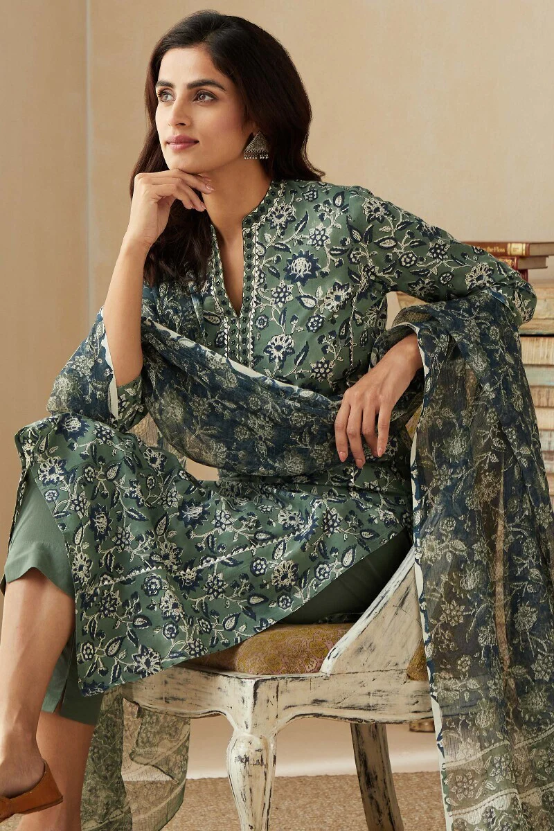 Gauhar Zoya Bagru Kurta - Image 7