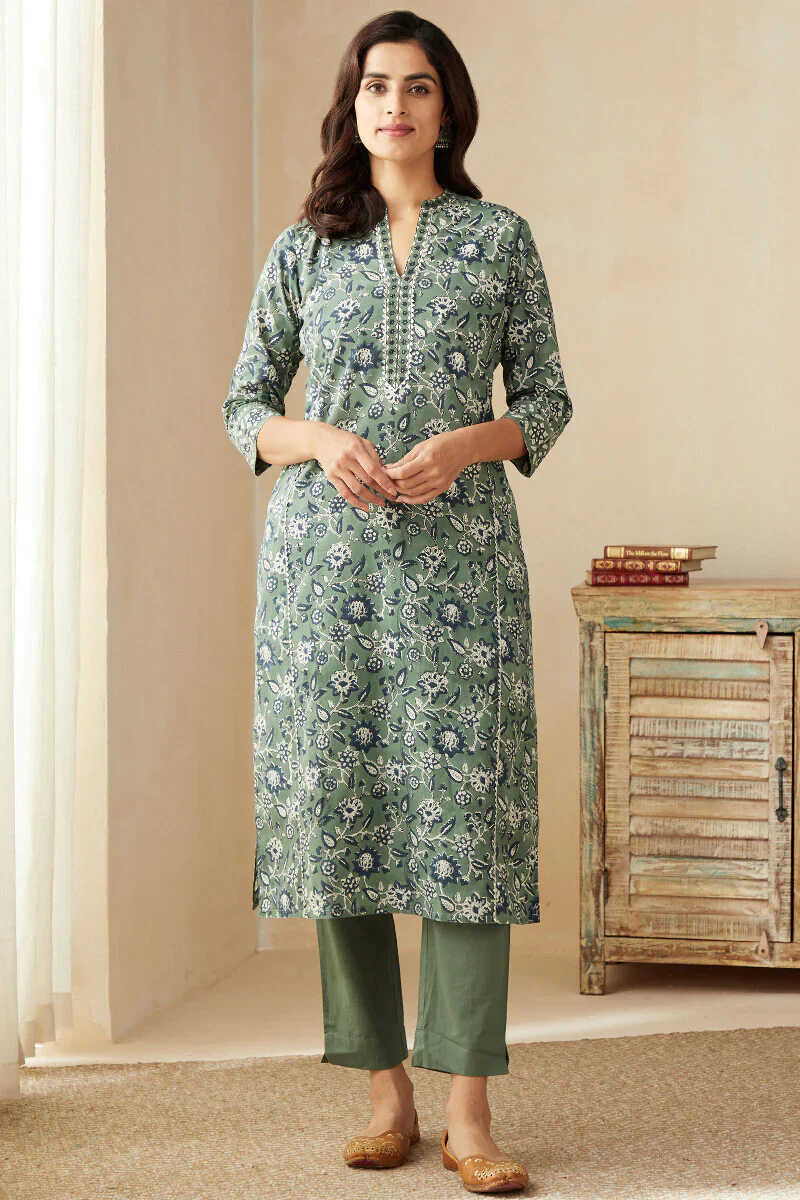 Gauhar Zoya Bagru Kurta - Image 2