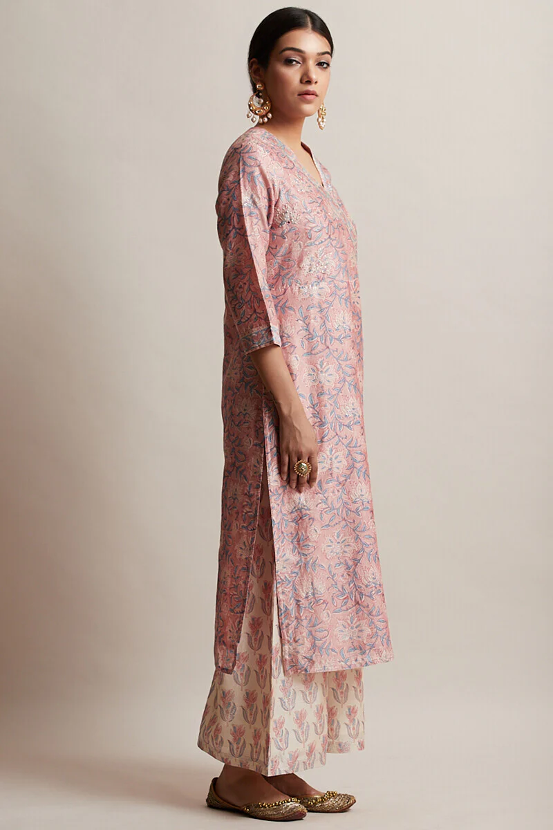 Gul Bano Amaira Chanderi Kurta - Image 2