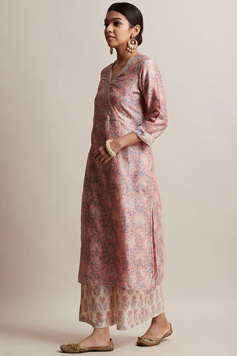 Gul Bano Amaira Chanderi Kurta - Image 3