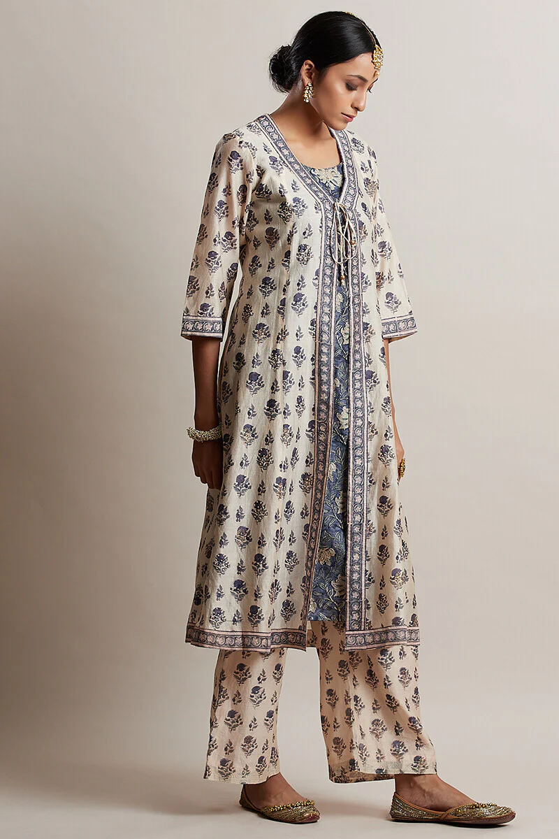 Gul Bano Jahanzeb Chanderi Kurta - Image 3