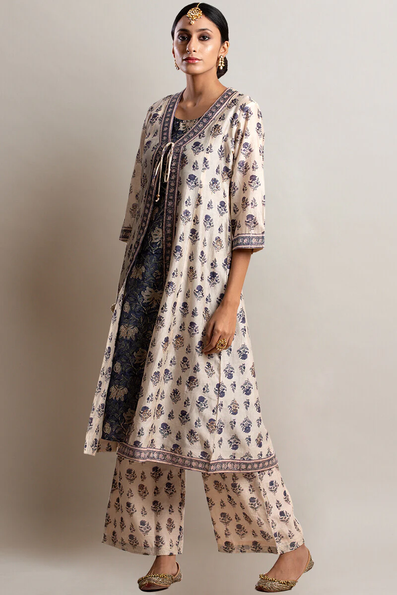 Gul Bano Jahanzeb Chanderi Kurta - Image 4