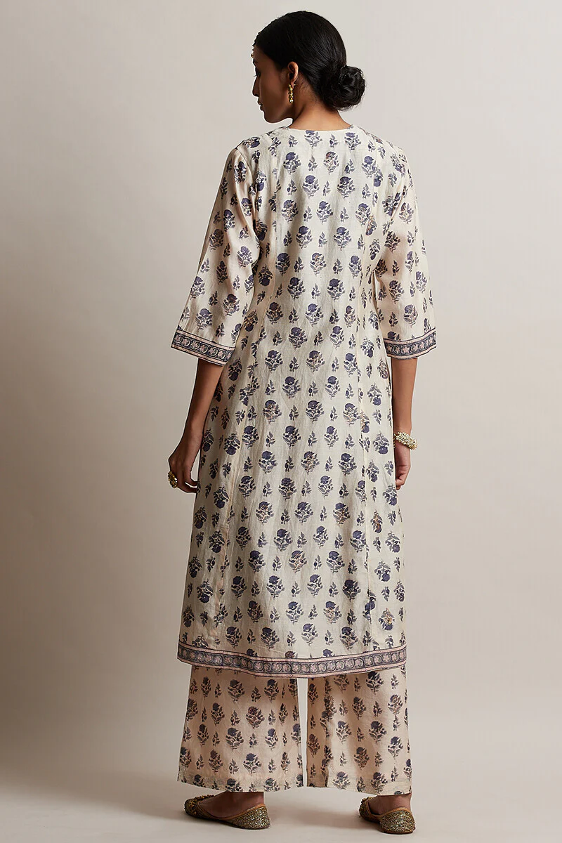 Gul Bano Jahanzeb Chanderi Kurta - Image 7