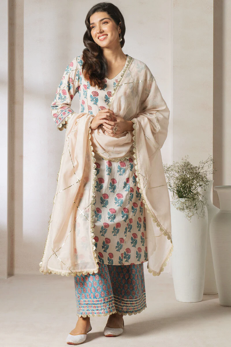 Gul Bano Mahira Cotton Silk Dupatta - Image 3