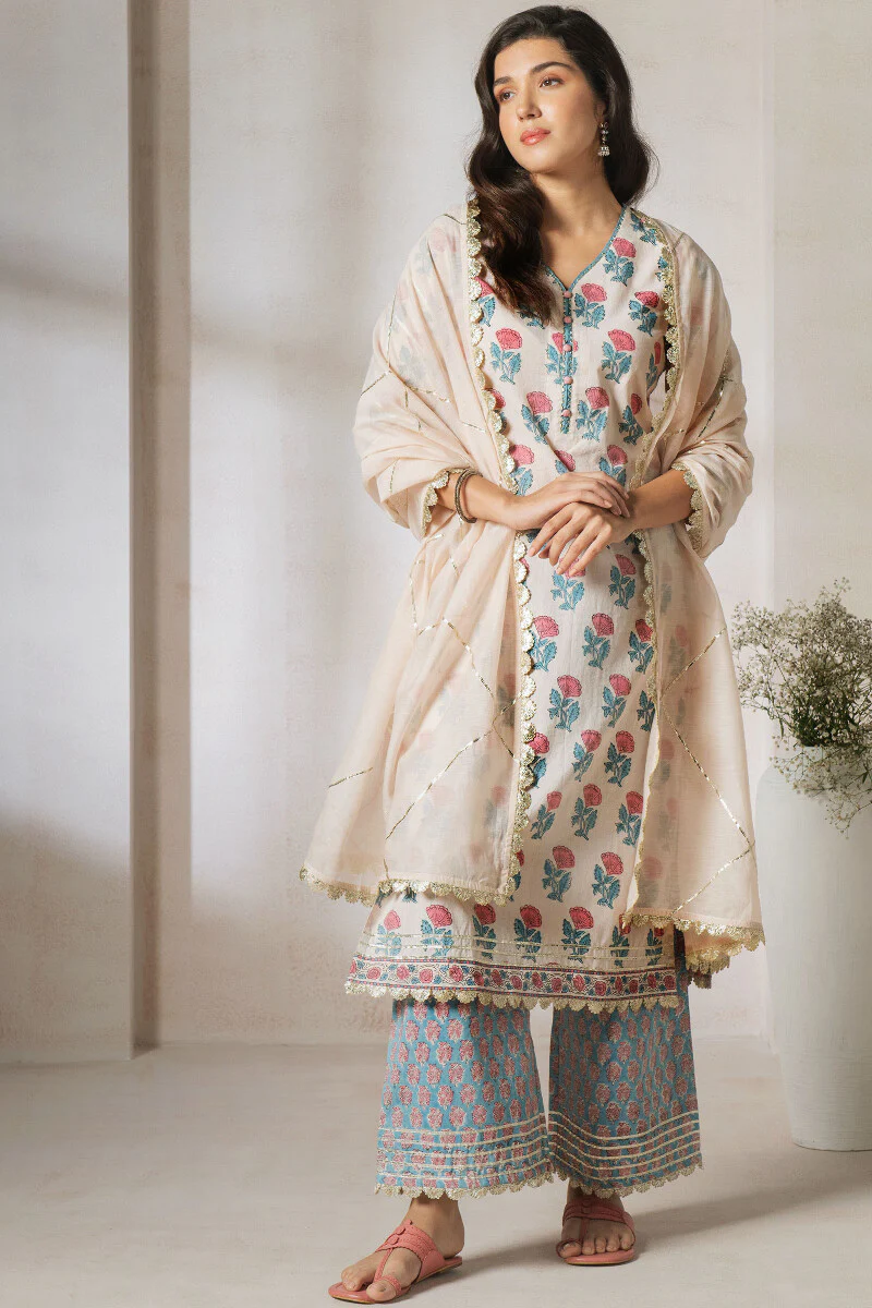 Gul Bano Mahira Cotton Silk Dupatta - Image 5