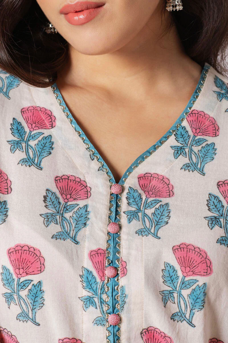 Gul Bano Mahira Sanganeri Kurta - Image 2