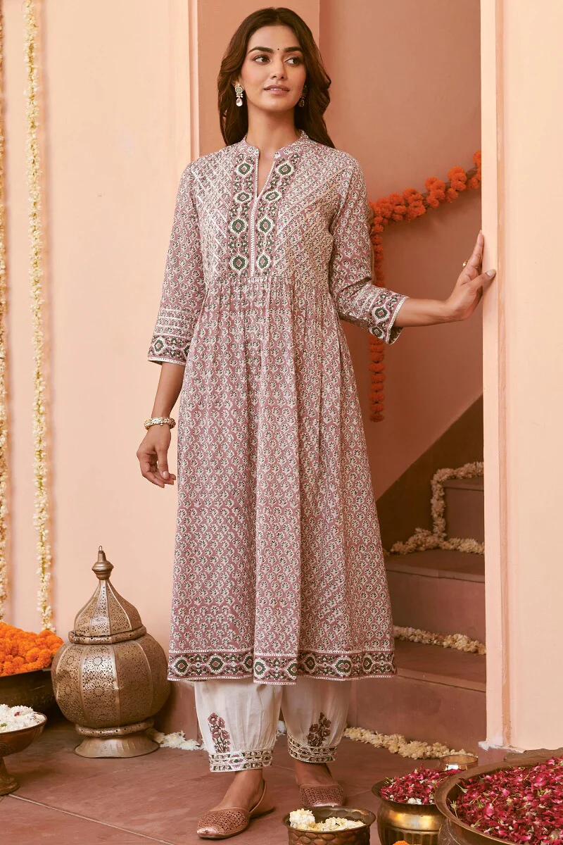 Gul Bano Sahira Sanganeri Kurta - Image 3